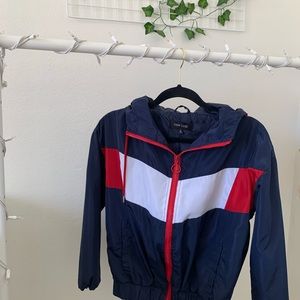 Color Blocked Windbreaker